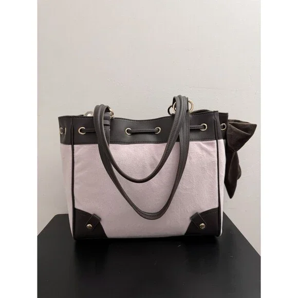 Juicy Couture Classic Scottie Dogs Daydreamer Tote Bag Chiffon Pink  NWT - Picture 6 of 9